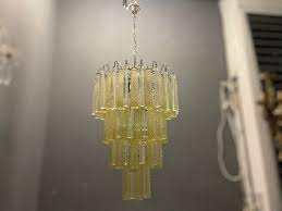 Large Murano Glass Chandelier By Paolo
