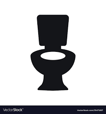 Seat Toilet Icon Design Template