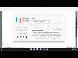 Install Ryujinx Di Chromebook