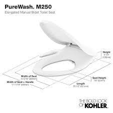 Kohler Purewash M250 Non Electric Bidet