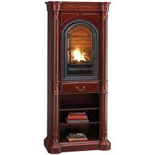 Ventless Natural Gas Tower Fireplace