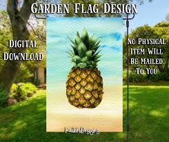 Pineapple Garden Flag