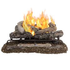 Vent Free Dual Fuel Gas Fireplace Logs