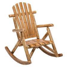 Anraja Wood Outdoor Rocking Chair Porch