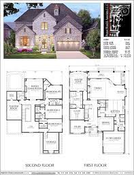 Unique Two Story House Plan Floor