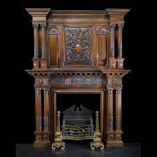 Antique Wooden Fireplace Westland London