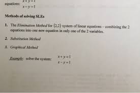 Solved X Y 1 Equations X Y 1 Methods