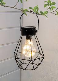 Streetwize Solar Metal Lantern Grattan