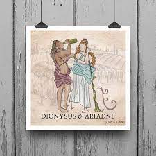 Dionysus And Ariadne Icon Goddess