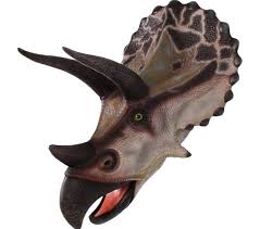 Triceratops Dinosaur Head Neck Medium