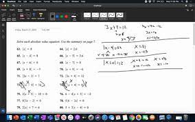 Solve Each Absolute Value Equation