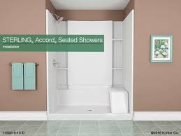 Sterling Accord Seated Showers