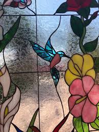 Flying Bird Stain Glass Window