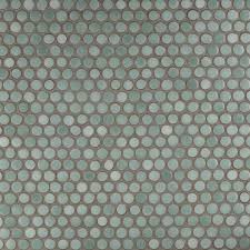 Merola Tile Hudson Penny Round Mint Green 12 In X 12 In Porcelain Mosaic Tile 10 74 Sq Ft Case
