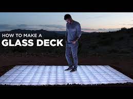 Glass Deck Out Of Glass Block