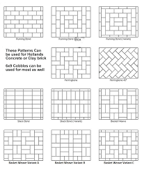 Popular Paver Patterns For Hollands