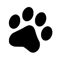 10 X Paw Print Vinyl Decal Stickers