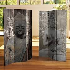 Oriental Furniture Stone Buddha 6 Ft