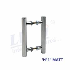 Stainless Steel Glass Door H Handle At