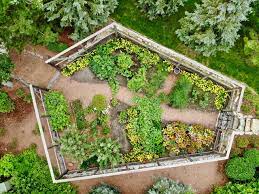 Enclosed Vegetable Garden Rustic