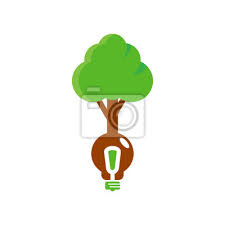 Idea Tree Logo Icon Design Posters For