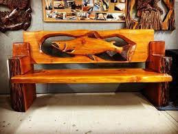 Carved Bench