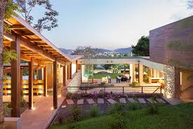 Multi Level Garden House In El Salvador
