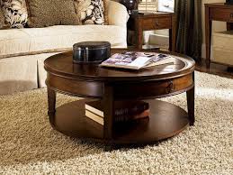 Single Drawer Round Cocktail Table