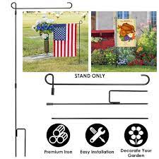 Cisvio Garden Flag Stand Flagpole