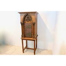 Vintage Church Tabernacle Cabinet In