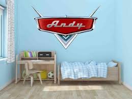 Disney Decals Cars Nameplate Wall