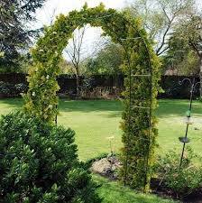 2 4m Metal Garden Arch Archway Ivy Rose