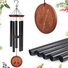Black Outdoor Sympathy Wind Chime