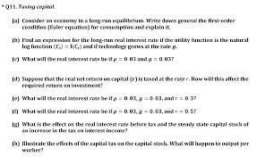 Solved Q11 Taxing Capital A