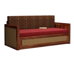 Buy Walder Shesham Wood 3 Seater Sofa