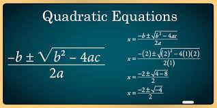 Maths Quadratic Equations