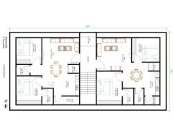 30x60 Apartment Plan West Facing