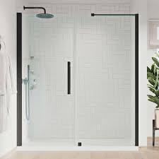 Alcove Frameless Pivot Shower Door