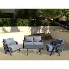 Tramonti 4 Piece Resin Wicker Patio