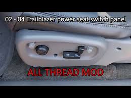 04 Trailblazer Power Seat Switch Bezel