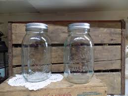 Clear Quart Sized Longlife Mason Jars