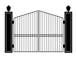 Gate Or Fence Icon Design Isolated On