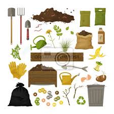 Set Of Cartoon Flat Icons Organic