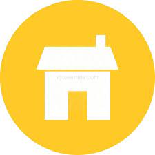 House I Flat Round Icon Iconbunny