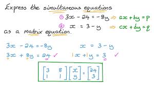 Matrix Equation Nagwa