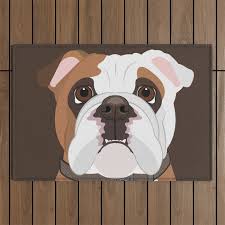 English Bulldog Art Poster Dog Icon
