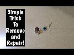 How To Remove And Fill Drywall Anchors