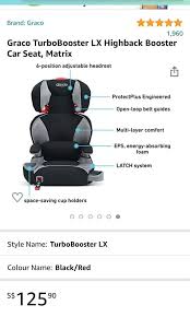 Graco Turbobooster Lx Car Seat Babies