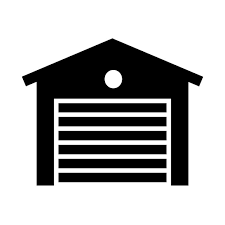 Garage Icon On White Background Vector