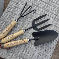 Personalised Garden Tool Set For